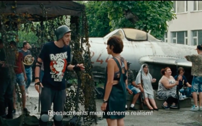 Extrait du film de Radu Jude "I Do Not Care If We Go Down in History as Barbarians", primé au festival international du film de Karlovy Vary (Crédit : capture d'écran Cineuropa)