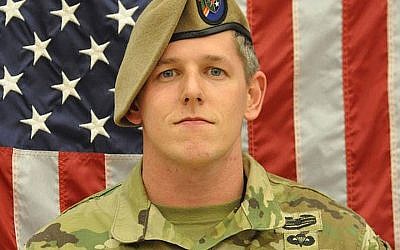 Le sergent de 1ère Christopher A. Celiz mort au combat le 12 juillet dans la province de  Paktiya, en Afghanistan. (Crédit : Département américain de la Défense via JTA)