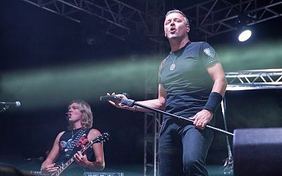 Le chanteur croate Marko Perkovic, aussi appelé Thompson (Crédit : Wikimedia Commons/CC BY-SA 3.0)