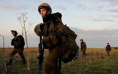 Exercice d'entraînement du Bataillon de l'épée de Tsahal, composé principalement de soldats druzes, en 2011. (CC-BY SA IDF/Wikimedia Commons)