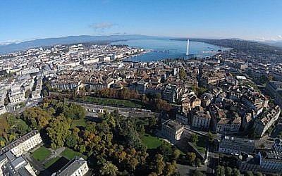 Vue aérienne de Genève (Crédit: Alexey M./Wikimedia Commons)