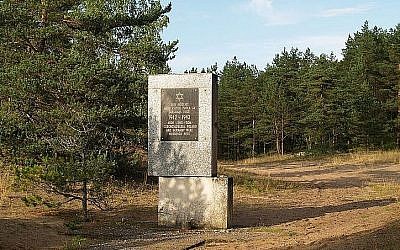 Le mémorial de l'Holocauste de Kalevi-Liiva, en Estonie. (CC BY-SA / Wikimedia commons)
