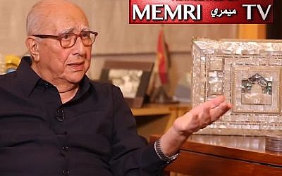 L'ancien Premier ministre jordanien, Abdelsalam al-Majali. (Capture d'écran MEMRI/TouTube)