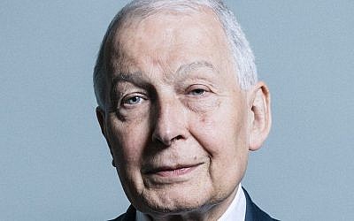 Le député britannique Frank Field. (Crédit : UK Parliament official portrait/Wikipedia/CC BY)