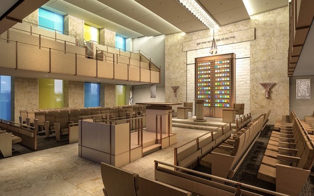 Synagogue Ohel Moshe dans le nouveau Moise Safra Center de Manhattan (Crédit : avec l'aimable autorisation du Moise Safra Center) Synagogue Ohel Moshe dans le nouveau Moise Safra Center de Manhattan (Crédit : avec l'aimable autorisation du Moise Safra Center)