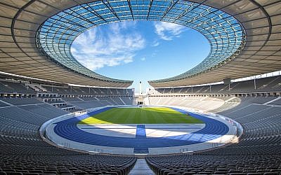 Stade olympique de Berlin. (Crédit : Martijn Mureau/CC BY-SA 4.0)