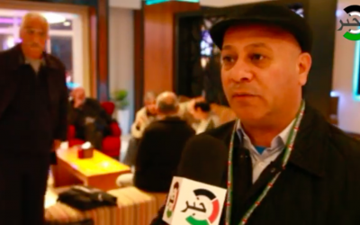 Ahmad Abu Holi, membre du comité exécutif de l'OLP. (Crédit : capture d'écran Youtube)