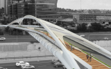 Esquisse du pont Yehudit à Tel Aviv. (NCArchitectes)