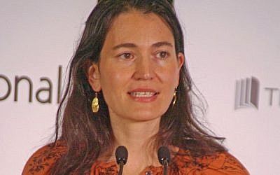 L'auteure américaine Nicole Krauss en 2011 au festival du livre de Miami (Crédit: Rodrigo Fernández)