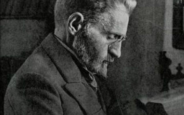 Le lexicographe Eliezer Ben Yehuda (Crédit: domaine public)