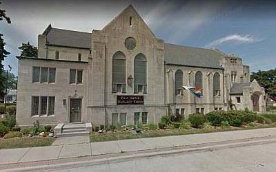 La First United Methodist Church à Ferndale, Dans le Michigan. (Capture d'écran : Google Maps)