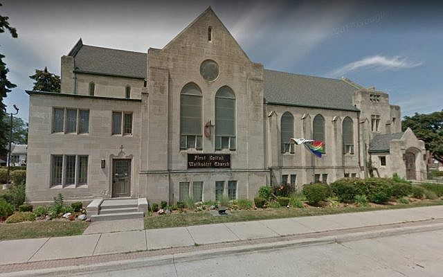 La First United Methodist Church à Ferndale, Dans le Michigan. (Capture d'écran : Google Maps)