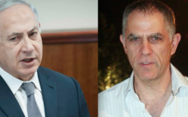 Benjamin Netanyahu et Arnon Mozes (Image composite: Flash90)