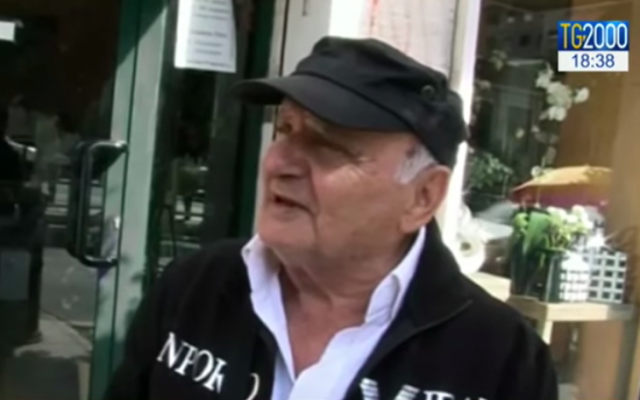 Lello Di Segni (Crédit : capture d'écran YouTube)