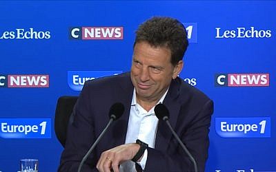 Geoffroy roux de Bezieux, président du Medef. (Crédit : capture d'écran YouTube)