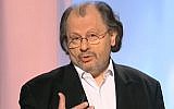 Pierre-André Taguieff en 2015 sur Arte. (Crédit : capture d'écran Arte/Youtube)