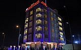 Le Rose Plaza Hotel à Ramadi, la capitale de la province d'Anbar, en Irak, le 3 ocotbre 2018. (Crédit : MOADH AL-DULAIMI / AFP)
