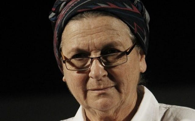 La militante de droite israélienne Daniella Weiss le 13 février 2014 (Crédit : Miriam Alster / FLASH90)