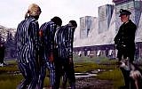 Un autre jeu, non pédagogique avait causé un scandale l'année dernière, et avait également la camp Auschwitz pour cadre. Il s'appelait ‘Cost of Freedom’. (Crédit : capture d'écran  YouTube)