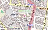 Situation géographique de l’hôpital Rothschild dans le 12e arrondissement de Paris (Capture d'écran OpenStreetMap/Wikimedia Commons)
