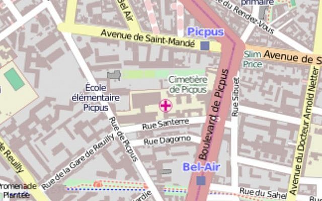 Situation géographique de l’hôpital Rothschild dans le 12e arrondissement de Paris (Capture d'écran OpenStreetMap/Wikimedia Commons) Situation géographique de l’hôpital Rothschild dans le 12e arrondissement de Paris (Capture d'écran OpenStreetMap/Wikimedia Commons)