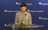 Ine Eriksen Søreide. (Crédit : capture d'écran YouTube)