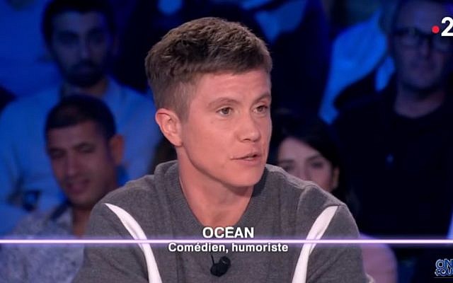 L'acteur Océan sur la plateau de Laurent Ruquier le 3 novembre 2018 (Crédit: capture d'écran, France 2/Youtube) L'acteur Océan sur la plateau de Laurent Ruquier le 3 novembre 2018 (Crédit: capture d'écran, France 2/Youtube)