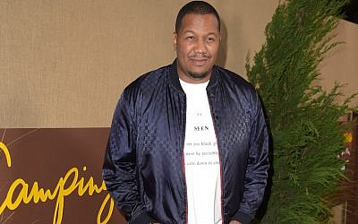 Le producteur Travon Free à l'avant-première de las série Camping de HBO, à Los Angeles, le 10 octobre 2018. (Crédit : Kevin Winter/Getty Images)