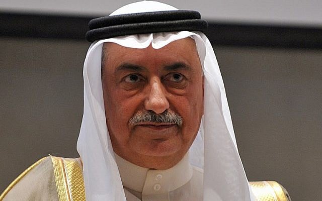 Ibrahim al-Assaf, nouveau ministre d'Etat aux Affaires étrangères en Arabie saoudite. (Crédit : Fayez Nureldine / AFP)