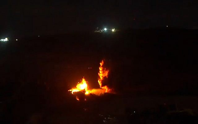 L'armée israélienne fait exploser un tunnel entrant en Israël sous la frontière avec le Liban, le 20 décembre 2018 (Crédit : Porte-parole de l'armée) L'armée israélienne fait exploser un tunnel entrant en Israël sous la frontière avec le Liban, le 20 décembre 2018 (Crédit : Porte-parole de l'armée)