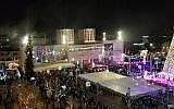 La place de la Mangeoire à Bethléem, le 24 décembre 2018. (Crédit : Adam Rasgon/Times of Israel)