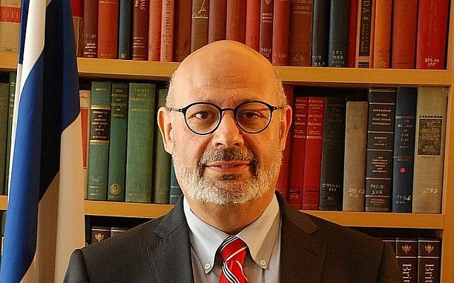 L'ambassadeur israélien en Ukraine Joel Lion (Crédit : Wikimedia Commons/Dovernewyork)