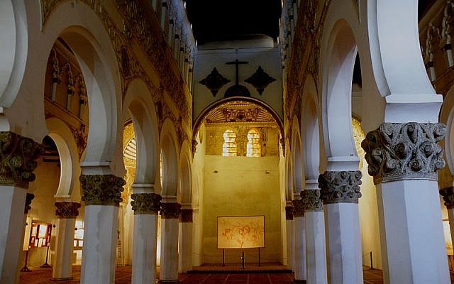 Le musée Santa Maria la Blanca de Tolède. (Crédit : CC BY-SA 3.0 Roylindman/Wikipedia)