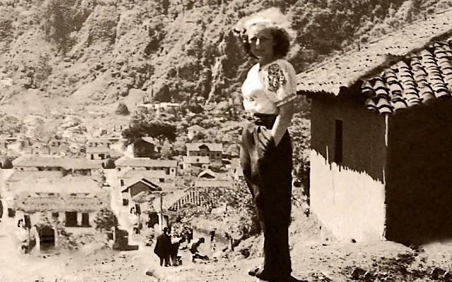 L'artiste tchèque Trude Sojka en Equateur (Autorisation : Eva Zelig)