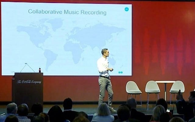 Tarek Issa, fondateur de Lofic, une plateforme musicale collaborative (Capture d'écran YouTube)