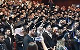 Les cérémonies de remise des diplômes des étudiants étrangers de Nicolae Testemitanu, comme celle-ci en juin 2018, comportent un grand nombre d'Israéliens. (Andrei Ichim/ Université de médecine Nicolae Testemitanu)