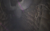 Des images d'un tunnel d'attaque du Hezbollah sous la frontière nord (Crédit : Armée israélienne)