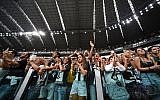 Des supporters lors de la Juventus lors d'un match opposant l'équipe milanaise à Lazio, à Turin, le 25 aout 2018. (Crédit : Filippo MONTEFORTE / AFP)