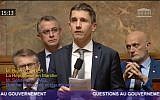 Le député LREM à Schitgheim, dans le Bas-Rhin. (Crédit : capture d'écran YouTube)