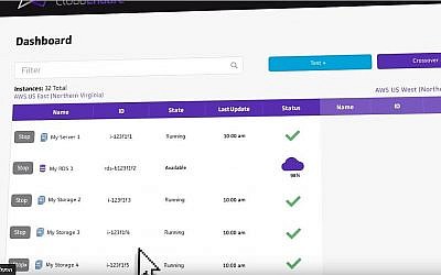 Illustration du logiciel développé par la startup israélienne CloudEndure en action (Capture d'écran YouTube)