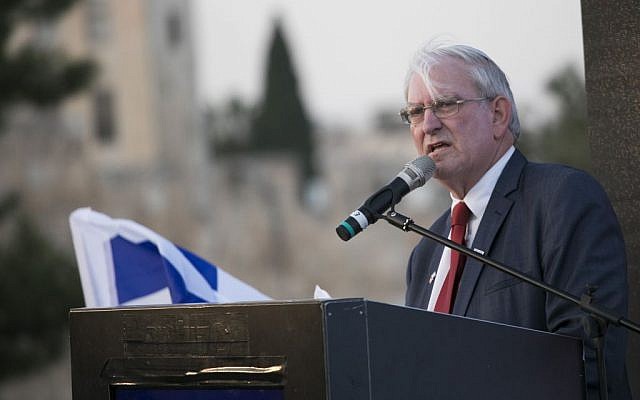 Marc Zell, le président de Republicans Overseas Israel, lors d'un événement à Jérusalem, le 26 octobre 2016. (Yonatan Sindel/Flash90) Marc Zell, le président de Republicans Overseas Israel, lors d'un événement à Jérusalem, le 26 octobre 2016. (Yonatan Sindel/Flash90)