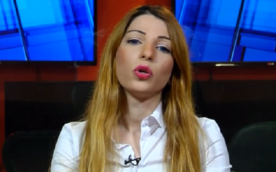 L'Arabe israélienne Dima Tayeh qui se présente comme candidate aux primaires du Likud, lors d'une interview accordée à Hadashot News le 8 janvier 2019. (Capture d'écran)