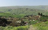 Naharayim et l'île de la Paix, à la frontière israélo-jordanienne, le 26 janvier 2019. (Amanda Borschel-Dan)