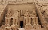 Le Grand Temple d'Abou Simbel, au sud d'Assouan, le 27 janvier 2019. (Crédit : Ludovic MARIN / AFP)