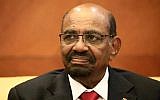 Le président soudanais Omar el-Béchir. (Crédit : ASHRAF SHAZLY / AFP)