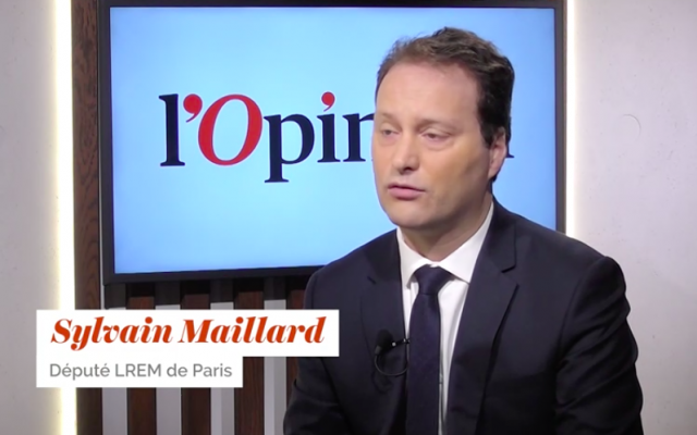 Sylvain Maillard (Crédit : capture d'écran YouTube/L'Opinion)