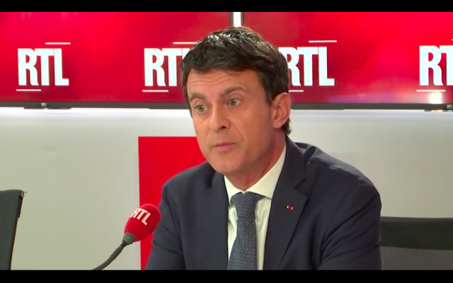 Manuel Valls, le 21 février 2019 (Crédit : capture d'écran RTL)