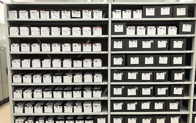 Dans les archives de Yad Vashem. (Autorisation)