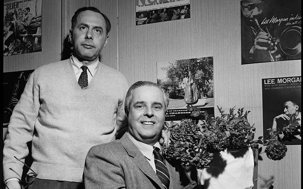 Alfred Lion, assis, et Francis Wolff. (Crédit: Festival du film juif d'Atlanta)