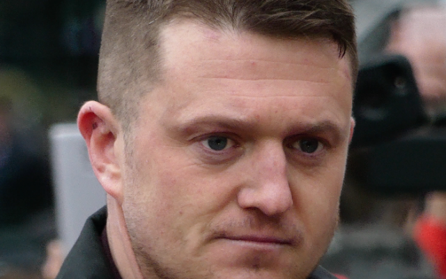 Tommy robinson, un britannique d'extrême-droite. (Crédit : CC BY-SA 4.0)